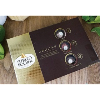 預購(8/8在台寄出) FERRERO費列羅金莎 ORIGINS 三種巧克力朗莎-15顆禮盒（限定版）《港仔雜貨店》