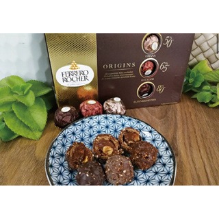預購(8/8在台寄出) FERRERO費列羅金莎 ORIGINS 三種巧克力朗莎-15顆禮盒（限定版）《港仔雜貨店》