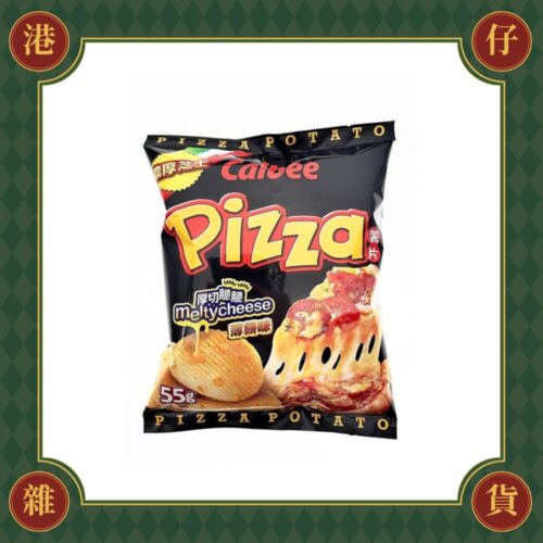 預購(9/10在台寄出) Calbee卡樂比 Pizza薯片 洋芋片-55g《港仔雜貨店》