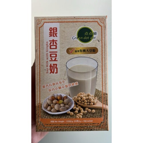 現貨 點點綠 銀杏豆奶-25gx5包《港仔雜貨店》